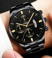 Luxury Watch Man BLACK